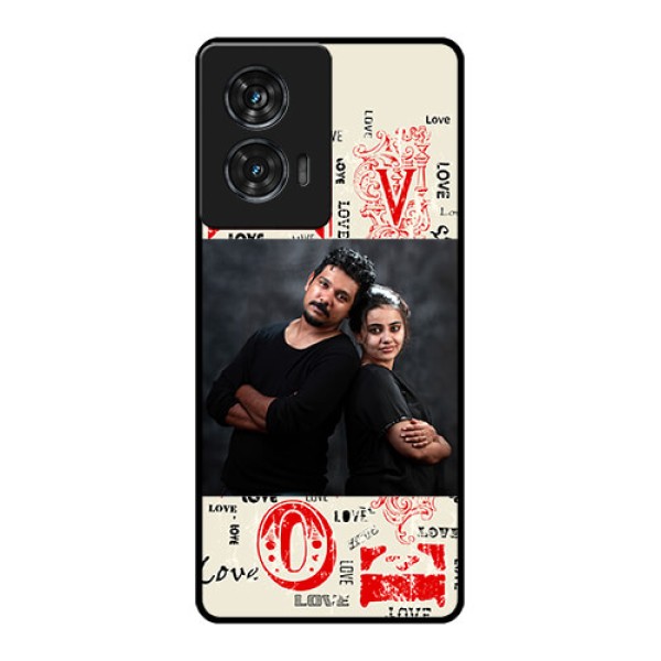 Motorola G96 5G Custom Glass Phone Case - Trendy Love Design Case Motorola G96 5G Custom Glass Phone Case - Trendy Love Design Case