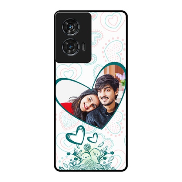 Motorola G96 5G Custom Glass Phone Case - Premium Couple Design