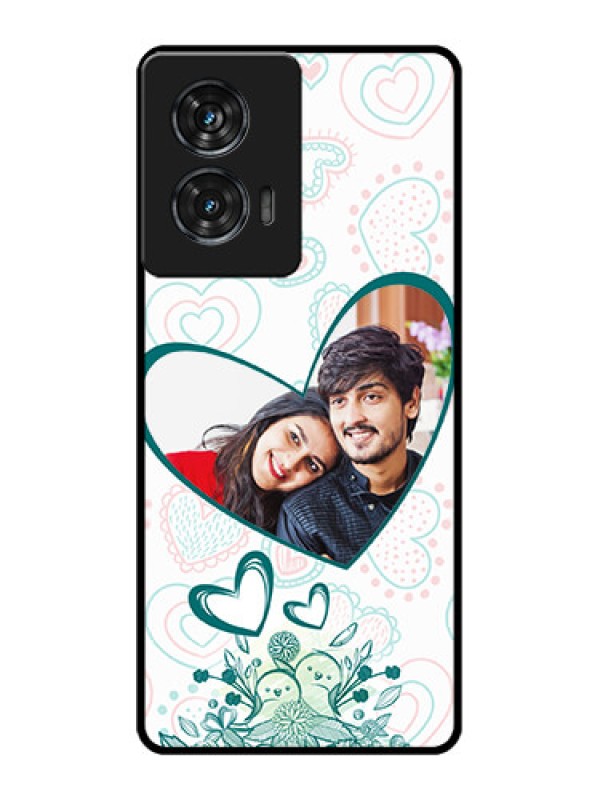 Custom Motorola G96 5G Custom Glass Phone Case - Premium Couple Design