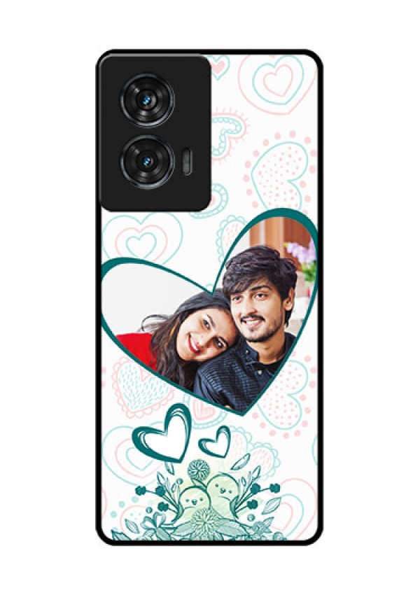 Motorola G96 5G Custom Glass Phone Case - Premium Couple Design
