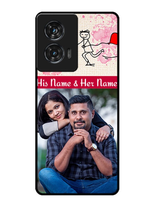 Custom Motorola G96 5G Custom Glass Phone Case - You And Me Case Design