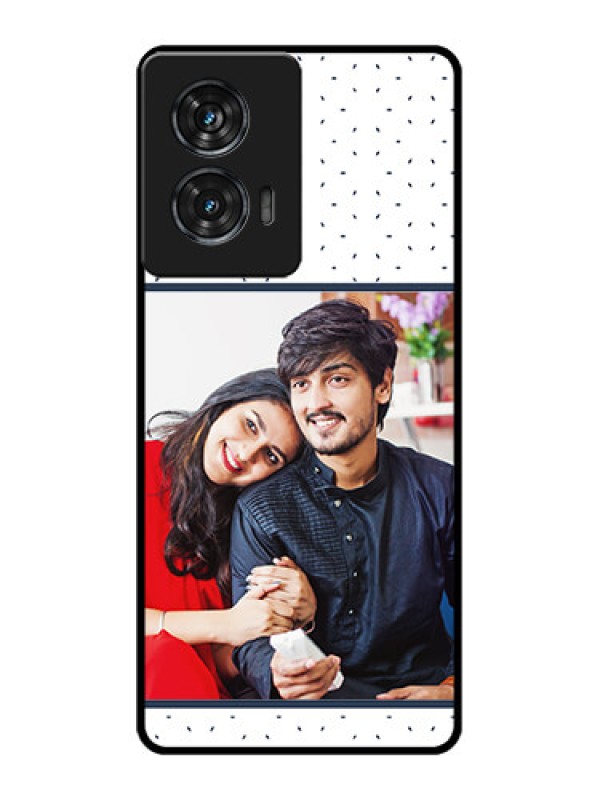 Custom Motorola G96 5G Custom Glass Phone Case - Premium Dot Design