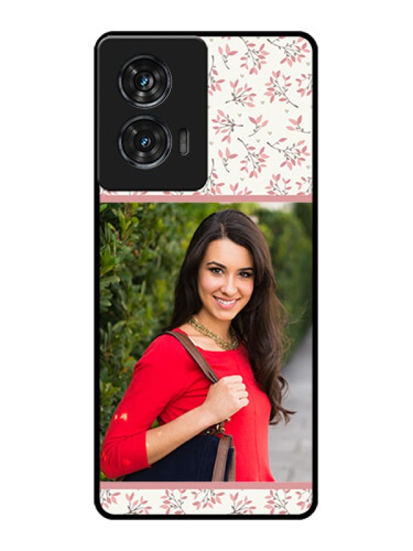 Custom Motorola G96 5G Custom Glass Phone Case - Stunning Floral Design