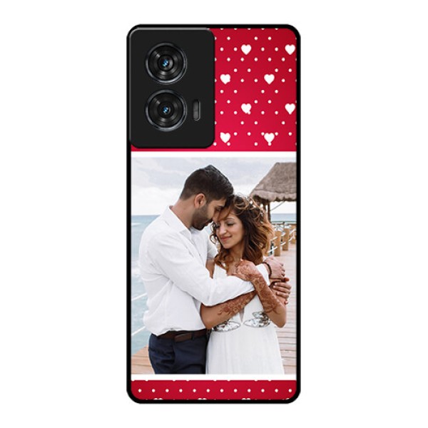 Motorola G96 5G Custom Glass Phone Case - Hearts Mobile Case Design Motorola G96 5G Custom Glass Phone Case - Hearts Mobile Case Design