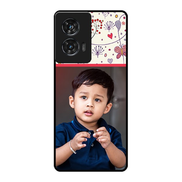 Motorola G96 5G Custom Glass Phone Case - Premium Floral Design