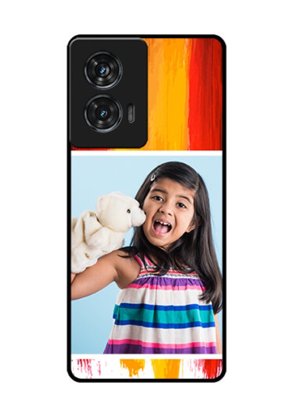 Motorola G96 5G Custom Glass Phone Case - Multi Color Design