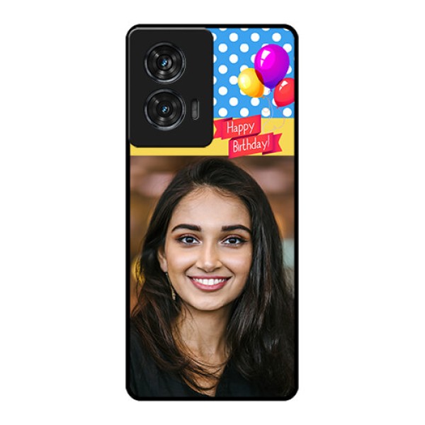 Motorola G96 5G Custom Glass Phone Case - Happy Birthday Design