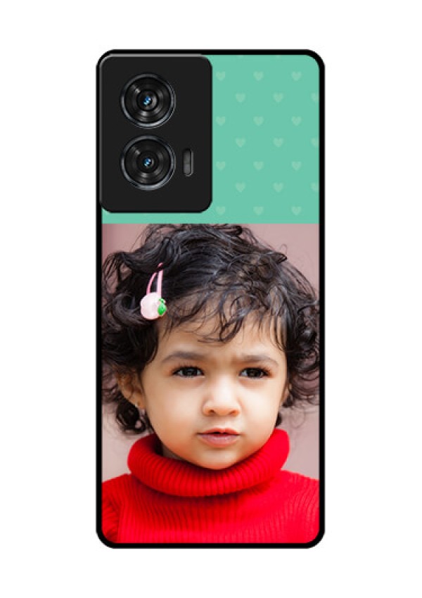Motorola G96 5G Custom Glass Phone Case - Lovers Picture Design