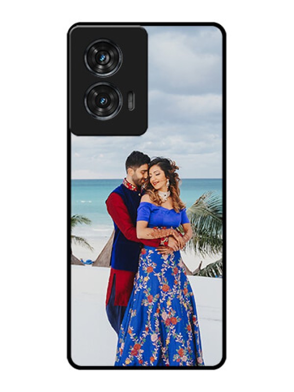 Custom Motorola G96 5G Custom Glass Phone Case - Upload Full Picture Design