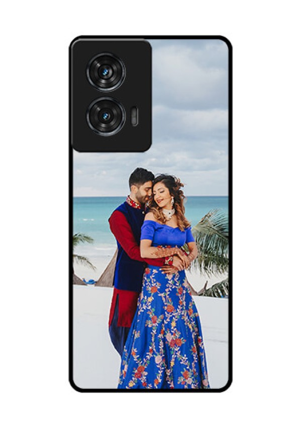 Motorola G96 5G Custom Glass Phone Case - Upload Full Picture Design