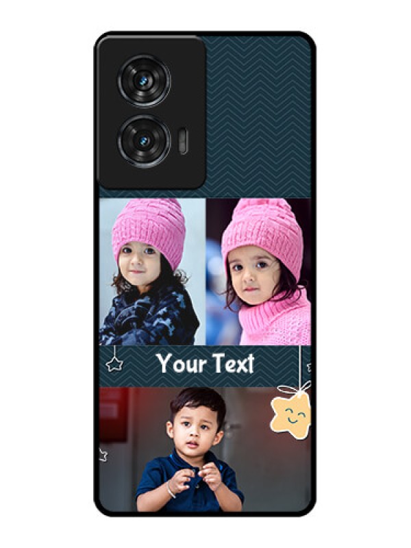 Custom Motorola G96 5G Custom Glass Phone Case - Hanging Stars Design