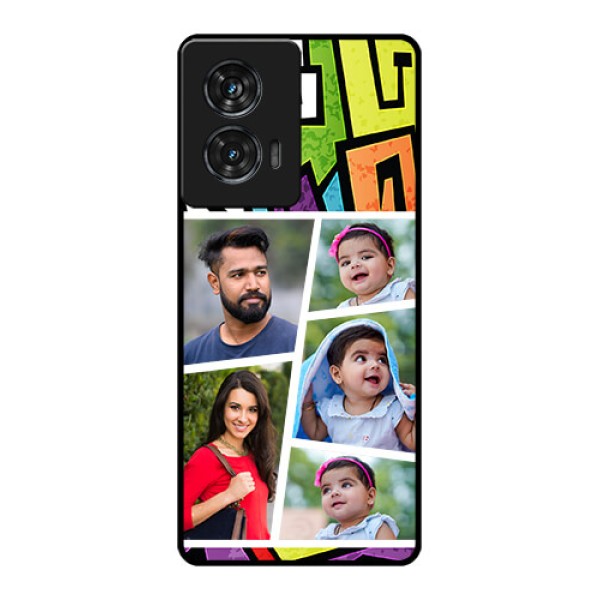 Motorola G96 5G Custom Glass Phone Case - Graffiti Pattern Design Motorola G96 5G Custom Glass Phone Case - Graffiti Pattern Design