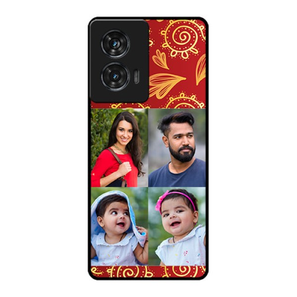 Motorola G96 5G Custom Glass Phone Case - 4 Image Traditional Design