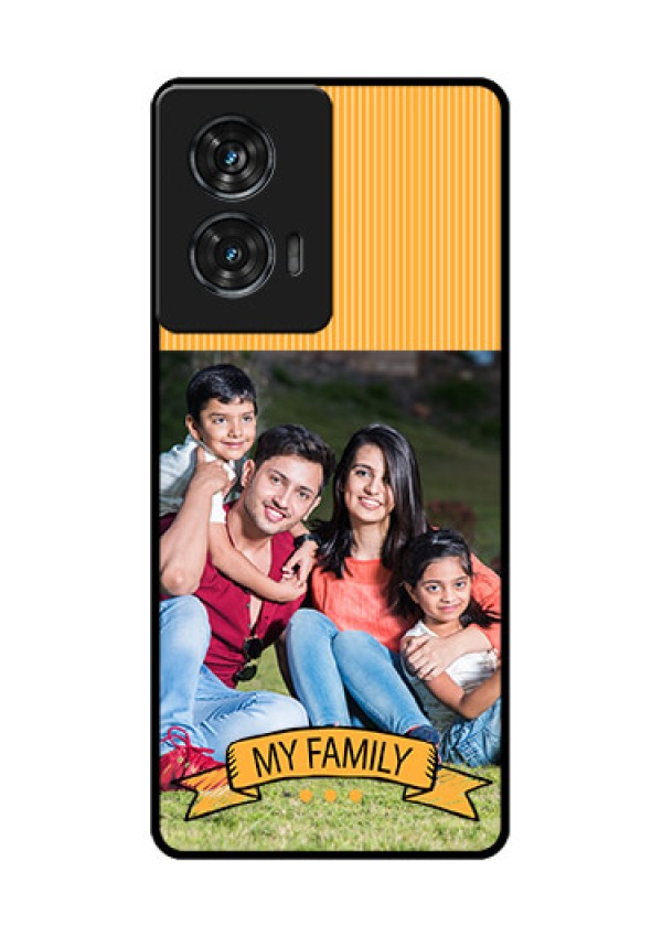 Motorola G96 5G Custom Glass Phone Case - My Family Design