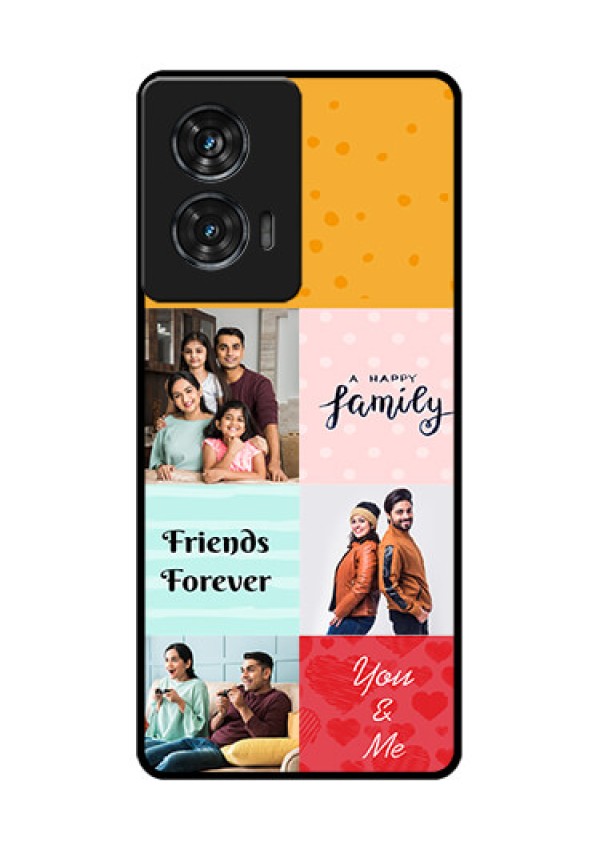 Motorola G96 5G Custom Glass Phone Case - Images With Quotes Design