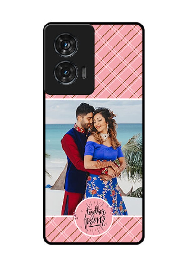 Motorola G96 5G Custom Glass Phone Case - Together Forever Design