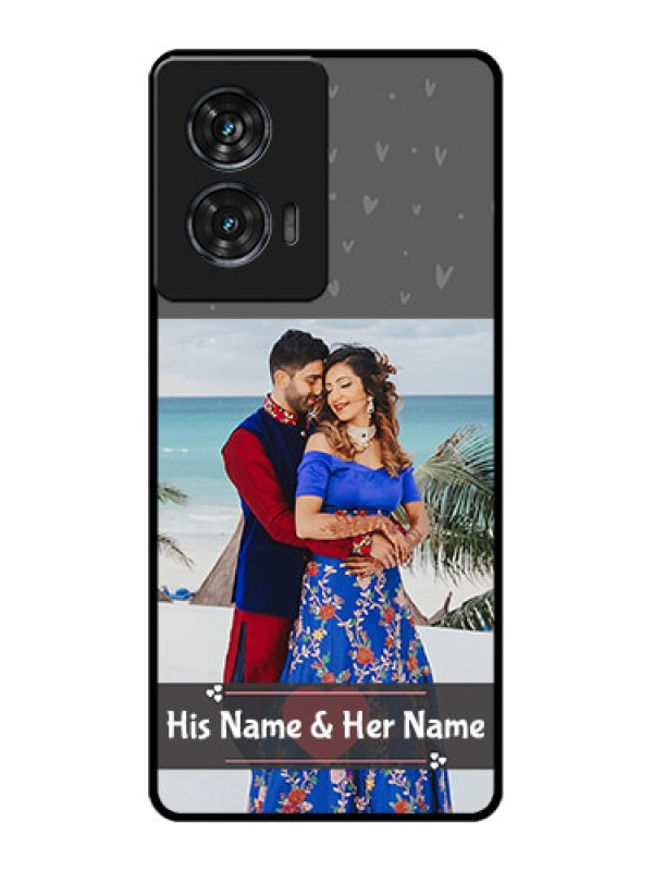 Custom Motorola G96 5G Custom Glass Phone Case - Buy Love Design With Photo Online