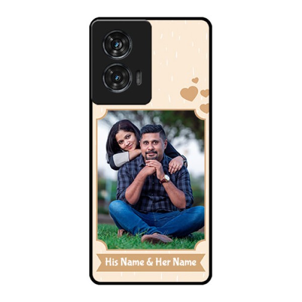 Motorola G96 5G Custom Glass Phone Case - With Confetti Love Design
