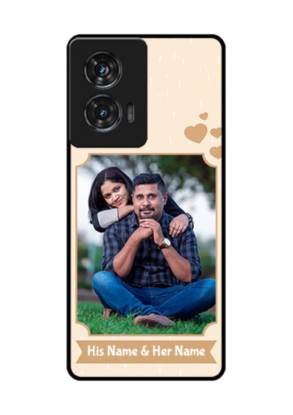 Motorola G96 5G Custom Glass Phone Case - With Confetti Love Design