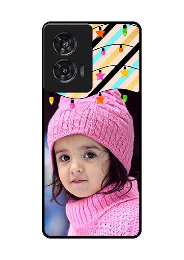 Motorola G96 5G Custom Glass Phone Case - Lights Hanging Design