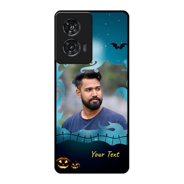 Motorola G96 5G Custom Glass Phone Case - Halloween Frame Design Motorola G96 5G Custom Glass Phone Case - Halloween Frame Design