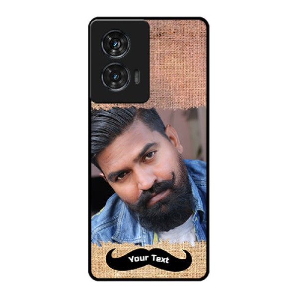 Motorola G96 5G Custom Glass Phone Case - With Texture Design