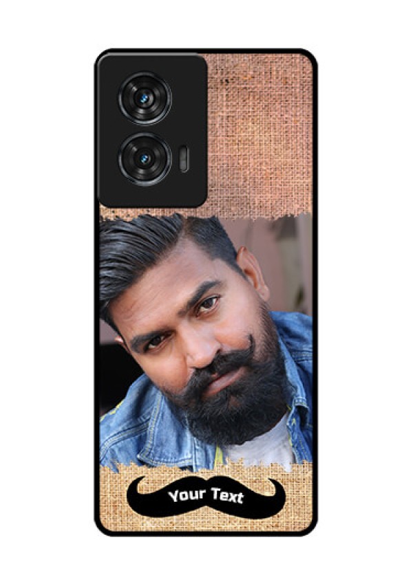 Motorola G96 5G Custom Glass Phone Case - With Texture Design