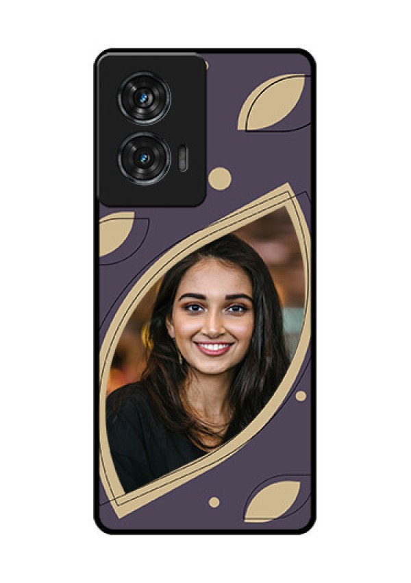 Motorola G96 5G Custom Glass Phone Case - Falling Leaf Design