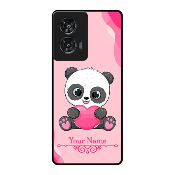 Motorola G96 5G Custom Glass Phone Case - Cute Panda Design