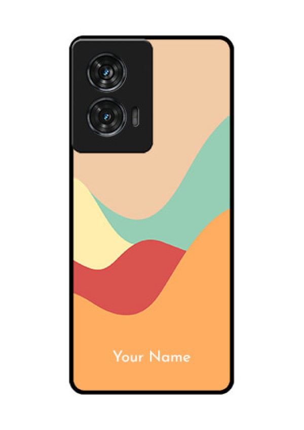 Motorola G96 5G Custom Glass Phone Case - Ocean Waves Multi - Colour Design