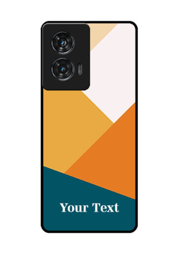 Motorola G96 5G Custom Glass Phone Case - Stacked Multi - Colour Design