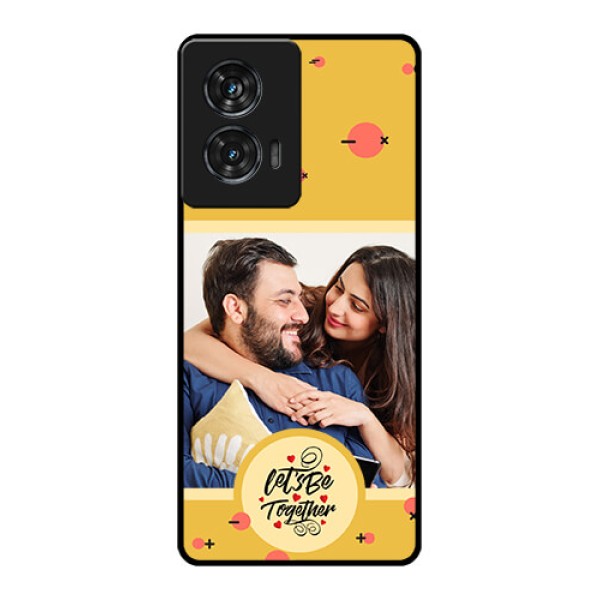 Motorola G96 5G Custom Glass Phone Case - Lets Be Together Design Motorola G96 5G Custom Glass Phone Case - Lets Be Together Design