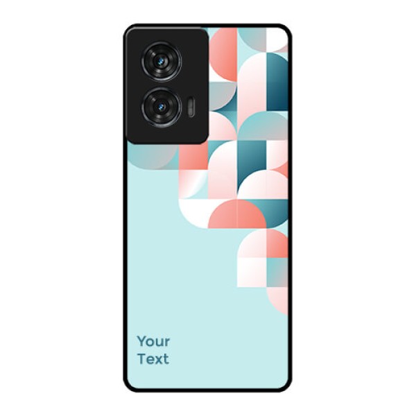 Motorola G96 5G Custom Glass Phone Case - Stylish Semi - Circle Pattern Design Motorola G96 5G Custom Glass Phone Case - Stylish Semi - Circle Pattern Design