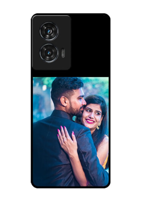Motorola G96 5G Custom Glass Phone Case - Upload Full Picture With Custom Color Design