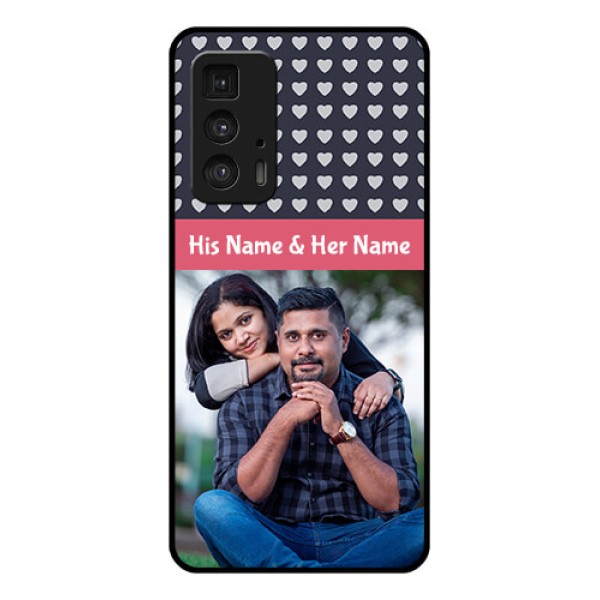 Motorola Moto Edge 20 Pro Custom Glass Phone Case - Love Symbols Design