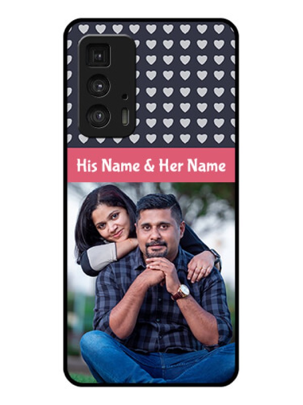 Custom Motorola Moto Edge 20 Pro Custom Glass Phone Case - Love Symbols Design