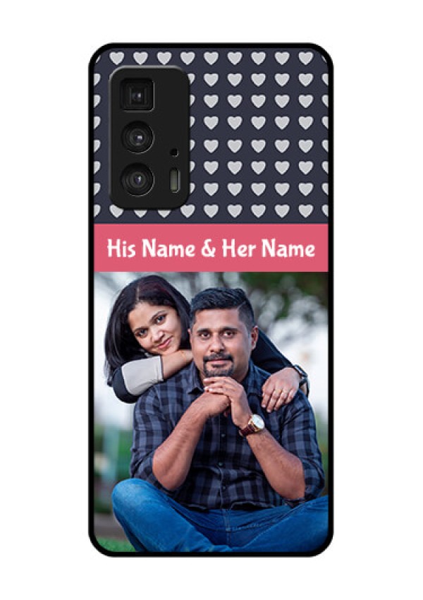 Motorola Moto Edge 20 Pro Custom Glass Phone Case - Love Symbols Design