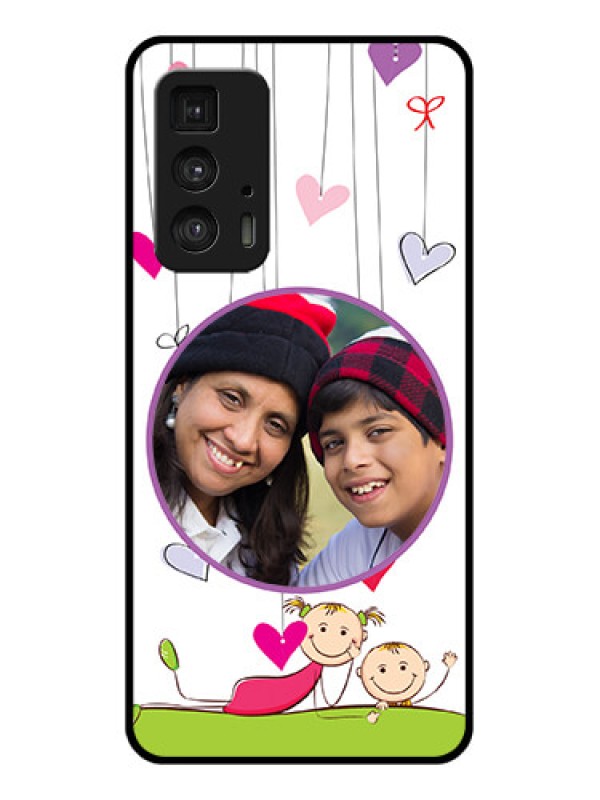 Custom Motorola Moto Edge 20 Pro Custom Glass Phone Case - Cute Kids Phone Case Design