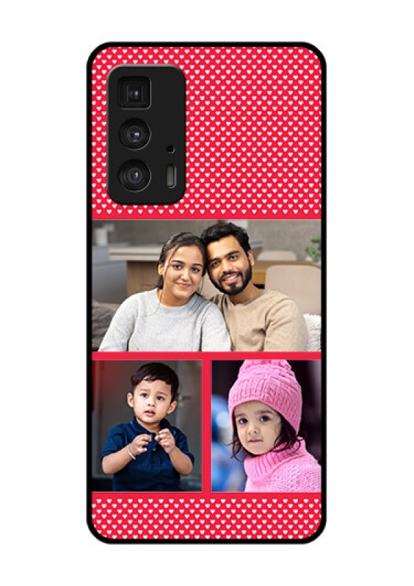 Motorola Moto Edge 20 Pro Custom Glass Phone Case - Bulk Photo Upload Design