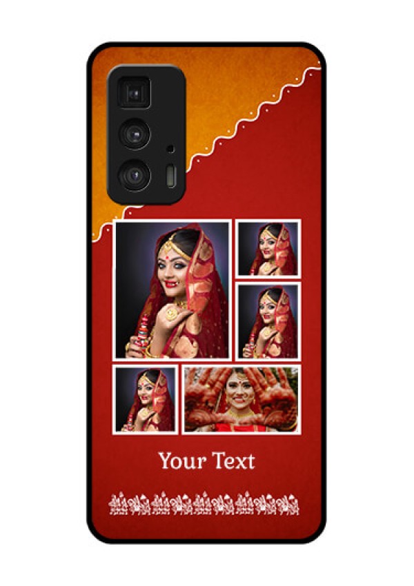 Motorola Moto Edge 20 Pro Custom Glass Phone Case - Wedding Pic Upload Design