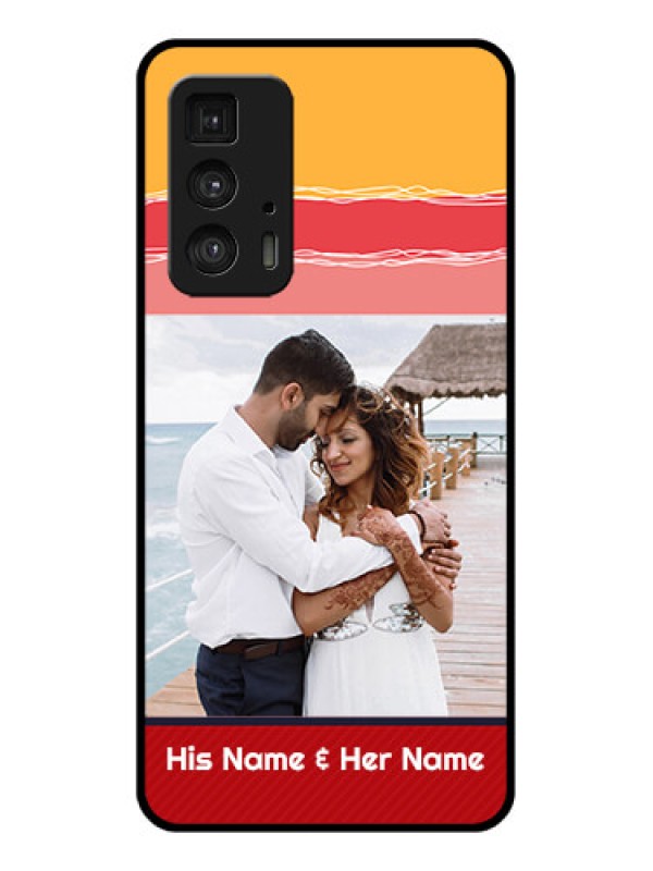 Custom Motorola Moto Edge 20 Pro Custom Glass Phone Case - Colorful Case Design