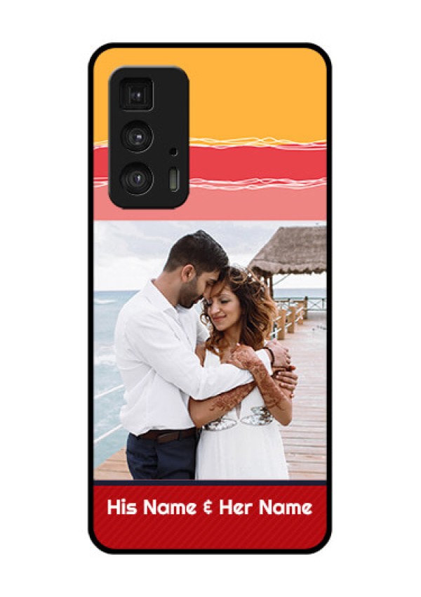 Motorola Moto Edge 20 Pro Custom Glass Phone Case - Colorful Case Design