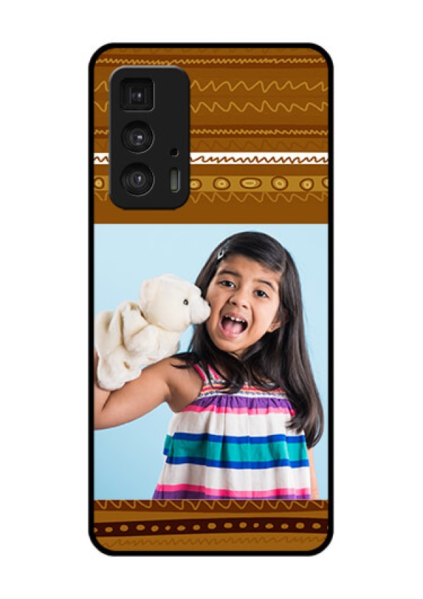 Motorola Moto Edge 20 Pro Custom Glass Phone Case - Friends Picture Upload Design
