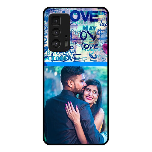Motorola Moto Edge 20 Pro Custom Glass Phone Case - Colorful Love Design