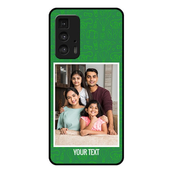 Motorola Moto Edge 20 Pro Custom Glass Phone Case - Picture Upload Design