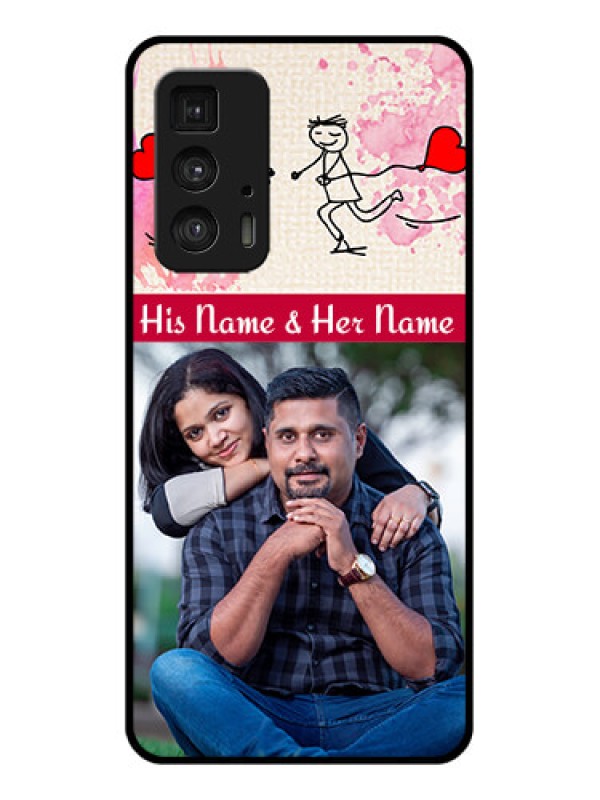 Custom Motorola Moto Edge 20 Pro Custom Glass Phone Case - You And Me Case Design