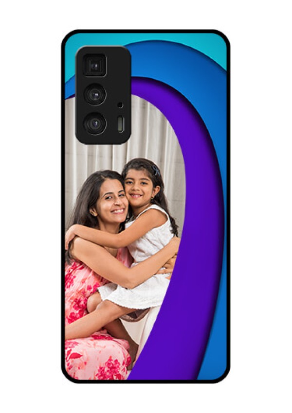 Motorola Moto Edge 20 Pro Custom Glass Phone Case - Simple Pattern Design