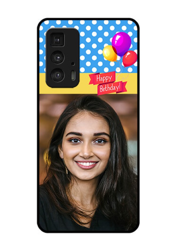 Motorola Moto Edge 20 Pro Custom Glass Phone Case - Happy Birthday Design