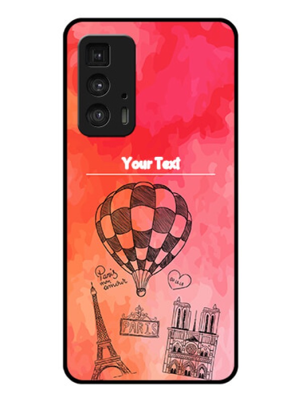 Custom Motorola Moto Edge 20 Pro Custom Glass Phone Case - Paris Theme Design