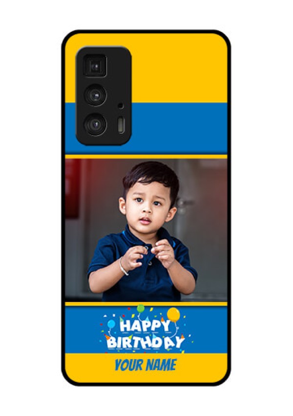 Motorola Moto Edge 20 Pro Custom Glass Phone Case - Birthday Wishes Design